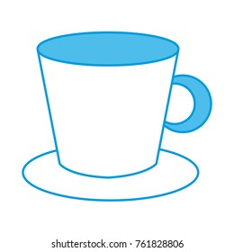 Porcelain mug isolated