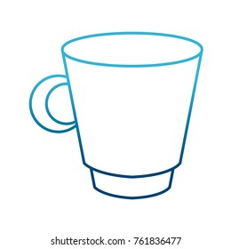 Porcelain mug isolated
