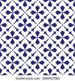 porcelain pattern, ceramic seamless decor, blue and white modern background for design, chinaware, pottery, earthenware, mosaic, texture, indigo, textile, batik, beautiful, China wallpaper, vector