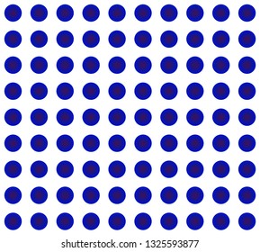 porcelain pattern with circle, Chinese ceramic background, blue and white pottery backdrop modern design, Chinaware seamless decor vector illustration