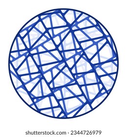 Porcelain plate with traditional blue on white design in Asian style. design pattern for background, plate, dish, bowl, lid, tray, salver, vector illustration art embroidery. web geometric pattern.