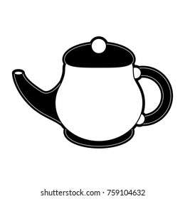 Porcelain tea jug icon vector illustration graphic design