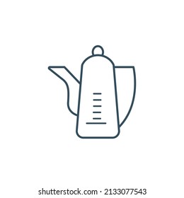 porcelain teapot  icons  symbol vector elements for infographic web