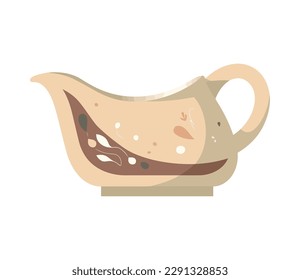porcelain teapot kitchenware icon isolated