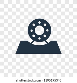 Porcelain vector icon isolated on transparent background, Porcelain transparency logo concept