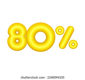 números porcentaje con efecto 3d color amarillo, 10%, 15%, 20%, 25%, 30%, 35%, 40%, 45%, 50%, 55%, 60%, 65%, 70%, 75%, 80%, 85%, 90%, 95%.