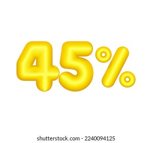 números porcentaje con efecto 3d color amarillo, 10%, 15%, 20%, 25%, 30%, 35%, 40%, 45%, 50%, 55%, 60%, 65%, 70%, 75%, 80%, 85%, 90%, 95%.