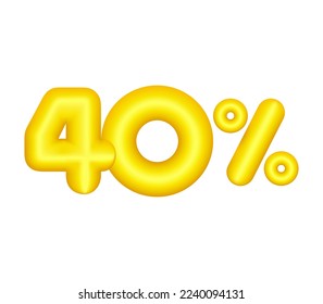 números porcentaje con efecto 3d color amarillo, 10%, 15%, 20%, 25%, 30%, 35%, 40%, 45%, 50%, 55%, 60%, 65%, 70%, 75%, 80%, 85%, 90%, 95%.