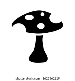 Porcini Mushroom Icon Isolated on a white background. EPS 10