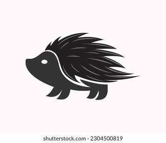 porcupine hedgehog abstract art logo icon symbol design template illustration inspiration