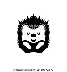Porcupine icon or logo design isolated sign symbol vector illustration. A collection of high quality black line style vector icons suitable for designers, web developers, displays and websites