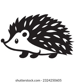 porcupine logo illustration on a white canvas