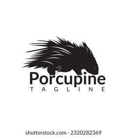 Porcupine logo Type. animal logo for company identity