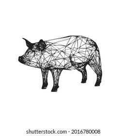 pork draw vector design illustration