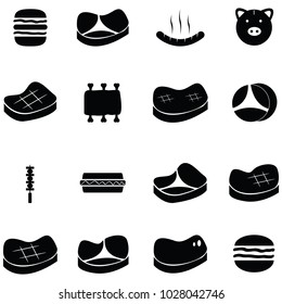 pork icon set