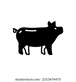 Pork icon in vector. Illustration