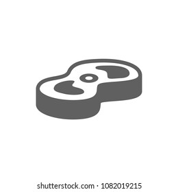 Pork icon vector. Symbol for your web site design, logo, app, UI. Vector illustration, EPS