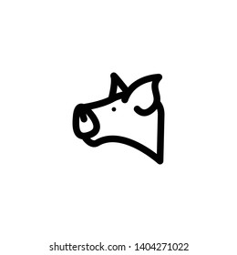 pork icon vector symbols illustration
