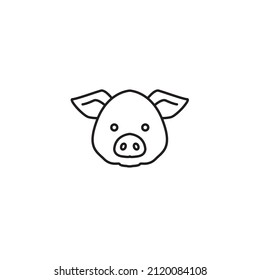 pork icons set . pork pack symbol vector elements for infographic web