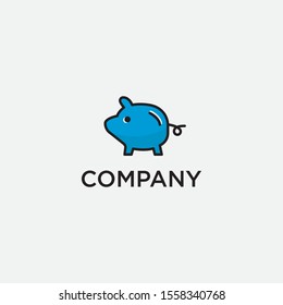 pork logo design template. vector illustration