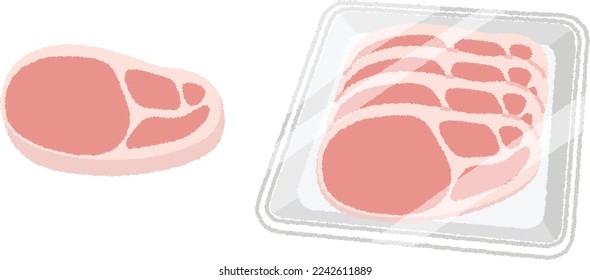 Leche de cerdo y cerdo en una manada