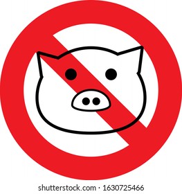 Pork meat free vector illustration