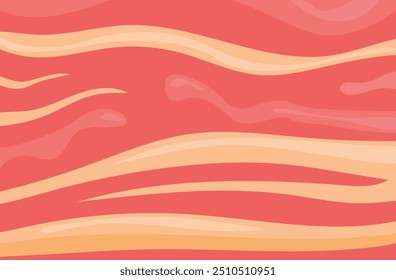 Pork meat texture. Smoked bbq steak pattern. Vector illustration
