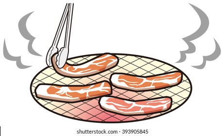Pork and the tongue