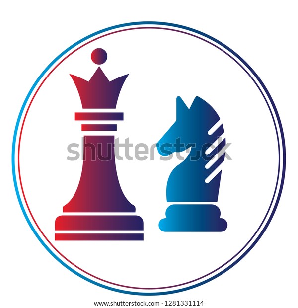 Porn Chess - Porn Knight Icon Symbols Chess Board Stock Vector (Royalty ...