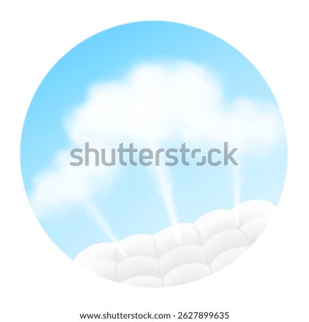 Porous material with arrows for presentation breathable materials, airflow, air exchange. Vector illustration isolated on white background. Ready for use in your infographic, presentation. EPS10.
