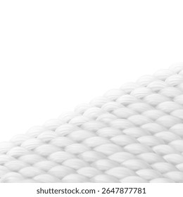 Porous material for presentation breathable materials or cleaning detergents. Vector illustration isolated on white background. Ready for use in your infographic, presentation. EPS10.