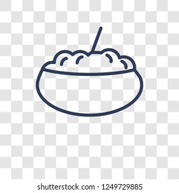 Porridge icon. Trendy Porridge logo concept on transparent background from United States of America collection
