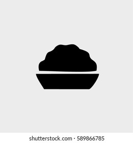 porridge icon vector