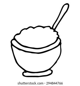 Porridge in the pot