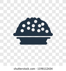 Porridge vector icon isolated on transparent background, Porridge transparency logo concept