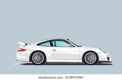 Porsche 911 997 997.2 Turbo White German Classic