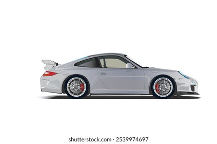 Porsche 911 997 997.2 Turbo Gray German Classic