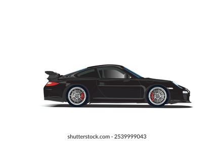 Porsche 911 997 997.2 Turbo Black German Classic