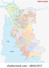 port alegre administrative map