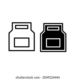 Port computer on a transparent background.