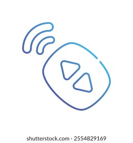 Port Forwarding vector icon stock illustration