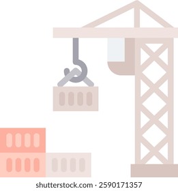 Port Icon Element For Design