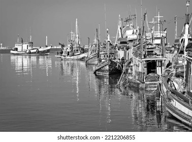 A port for landing a fishing port is a port that extends out into the sea.