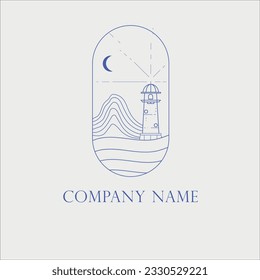 Port logo capturing connectivity, trade, and maritime significance with a modern touch