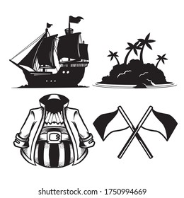 port pack vector design illustration