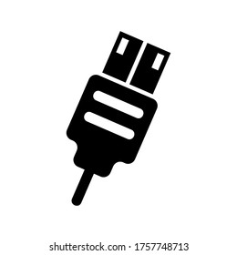 port usb  icon or logo isolated sign symbol vector illustration - high quality black style vector icons
