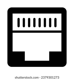 Port Vector Glyph Icon For Personal And Commercial Use.
