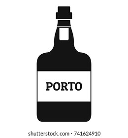 Port wine icon. Simple illustration of port wine vector icon for web