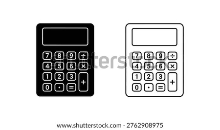 Portable Calculators: Compact Efficient Designs for Every Need Vector