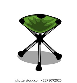 Portable chair vector design illustration